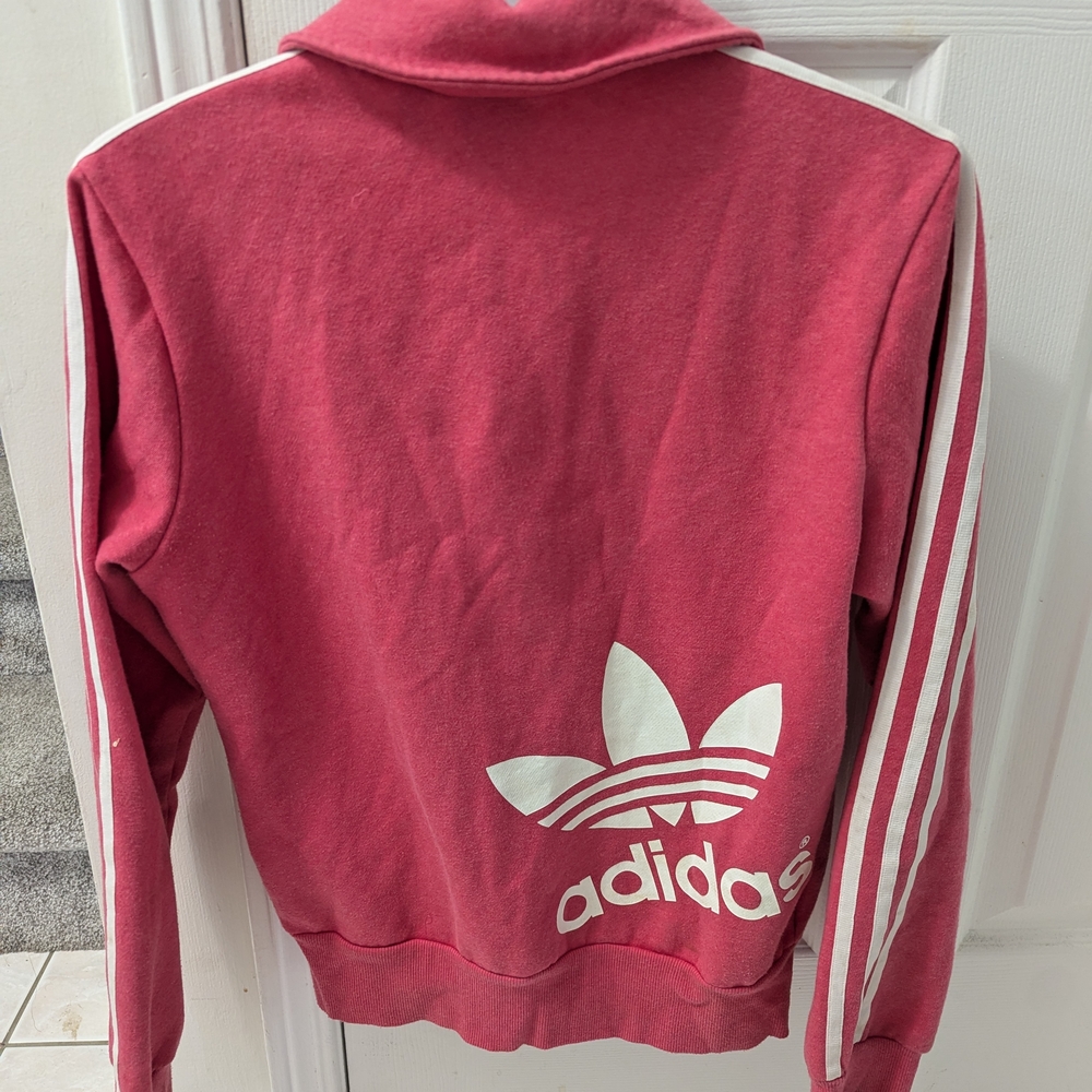 Adidas Pink Track Jacket - Picture 2 of 3